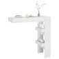 vidaXL Mesa de bar de pared madera contrachapada blanco 102x45x103,5cm vidaXL Mesa de bar de pared madera contrachapada blanco 102x45x103,5cm