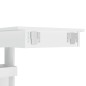 vidaXL Mesa de bar de pared madera contrachapada blanco 102x45x103,5cm vidaXL Mesa de bar de pared madera contrachapada blanco 102x45x103,5cm