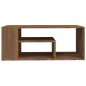 vidaXL Mesa de centro madera contrachapada roble marrón 100x50x40 cm vidaXL Mesa de centro madera contrachapada roble marrón 100x50x40 cm