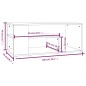 vidaXL Mesa de centro madera contrachapada roble marrón 100x50x40 cm vidaXL Mesa de centro madera contrachapada roble marrón 100x50x40 cm
