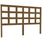 vidaXL Cabecero de cama madera maciza pino marrón miel 145,5x4x100 cm vidaXL Cabecero de cama madera maciza pino marrón miel 145,5x4x100 cm