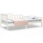 vidaXL Sofá cama madera maciza de pino blanco 90x190 cm vidaXL Sofá cama madera maciza de pino blanco 90x190 cm