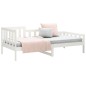 vidaXL Sofá cama madera maciza de pino blanco 90x190 cm vidaXL Sofá cama madera maciza de pino blanco 90x190 cm
