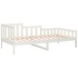 vidaXL Sofá cama madera maciza de pino blanco 90x190 cm vidaXL Sofá cama madera maciza de pino blanco 90x190 cm