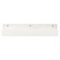vidaXL Estantes de pared 2 uds madera maciza de pino blanco 50x12x9 cm