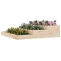 vidaXL Jardinera de madera maciza de pino 107x107x27 cm vidaXL Jardinera de madera maciza de pino 107x107x27 cm