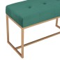 vidaXL Banco 80 cm terciopelo verde vidaXL Banco 80 cm terciopelo verde