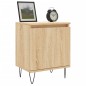 vidaXL Mesita de noche madera de ingeniería roble Sonoma 40x30x50 cm