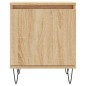 vidaXL Mesita de noche madera de ingeniería roble Sonoma 40x30x50 cm
