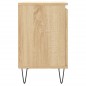 vidaXL Mesita de noche madera de ingeniería roble Sonoma 40x30x50 cm