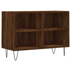 vidaXL Mueble de TV madera de ingeniería marrón roble 69,5x30x50 cm