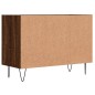 vidaXL Mueble de TV madera de ingeniería marrón roble 69,5x30x50 cm