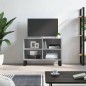 vidaXL Mueble de TV madera de ingeniería gris Sonoma 69,5x30x50 cm