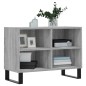 vidaXL Mueble de TV madera de ingeniería gris Sonoma 69,5x30x50 cm