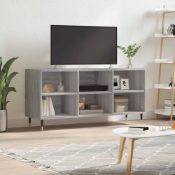 vidaXL Mueble de TV madera de ingeniería gris Sonoma 103,5x30x50 cm