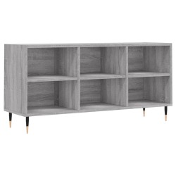 vidaXL Mueble de TV madera de ingeniería gris Sonoma 103,5x30x50 cm