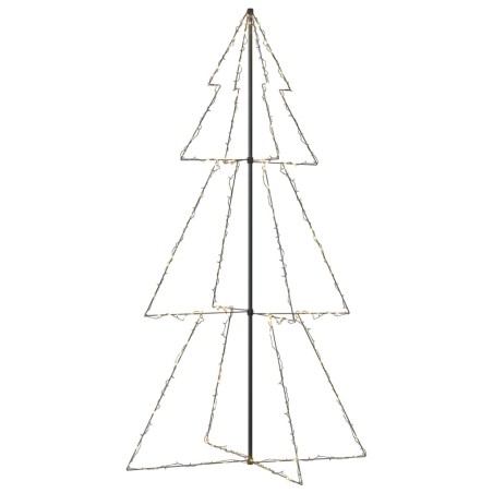 vidaXL Árbol de Navidad 300 luces LED interior y exterior 120x220 cm
