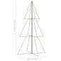vidaXL Árbol de Navidad 300 luces LED interior y exterior 120x220 cm vidaXL Árbol de Navidad 300 luces LED interior y exterior 120x220 cm
