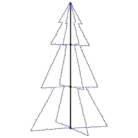 vidaXL Árbol de Navidad 240 luces LED interior y exterior 118x180 cm