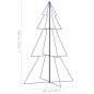 vidaXL Árbol de Navidad 240 luces LED interior y exterior 118x180 cm vidaXL Árbol de Navidad 240 luces LED interior y exterior 118x180 cm