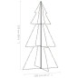 vidaXL Árbol de Navidad 300 luces LED interior y exterior 120x220 cm vidaXL Árbol de Navidad 300 luces LED interior y exterior 120x220 cm