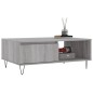 vidaXL Mesa de centro madera de ingeniería gris Sonoma 90x60x35 cm vidaXL Mesa de centro madera de ingeniería gris Sonoma 90x60x35 cm