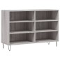vidaXL Aparador de madera de ingeniería gris Sonoma 103,5x35x70 cm vidaXL Aparador de madera de ingeniería gris Sonoma 103,5x35x70 cm