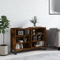 vidaXL Aparador de madera de ingeniería roble ahumado 103,5x35x70 cm vidaXL Aparador de madera de ingeniería roble ahumado 103,5x35x70 cm