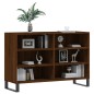 vidaXL Aparador de madera de ingeniería marrón roble 103,5x35x70 cm