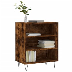 vidaXL Aparador madera de ingeniería roble ahumado 57x35x70 cm