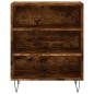 vidaXL Aparador madera de ingeniería roble ahumado 57x35x70 cm vidaXL Aparador madera de ingeniería roble ahumado 57x35x70 cm