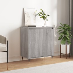 vidaXL Aparador de madera contrachapada gris Sonoma 60x35x70 cm