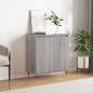 vidaXL Aparador de madera contrachapada gris Sonoma 60x35x70 cm vidaXL Aparador de madera contrachapada gris Sonoma 60x35x70 cm