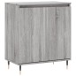vidaXL Aparador de madera contrachapada gris Sonoma 60x35x70 cm vidaXL Aparador de madera contrachapada gris Sonoma 60x35x70 cm
