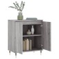 vidaXL Aparador de madera contrachapada gris Sonoma 60x35x70 cm vidaXL Aparador de madera contrachapada gris Sonoma 60x35x70 cm