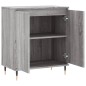vidaXL Aparador de madera contrachapada gris Sonoma 60x35x70 cm vidaXL Aparador de madera contrachapada gris Sonoma 60x35x70 cm