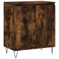 vidaXL Aparador madera contrachapada color roble ahumado 60x35x70 cm