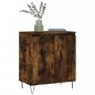 vidaXL Aparador madera contrachapada color roble ahumado 60x35x70 cm