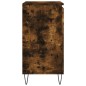 vidaXL Aparador madera contrachapada color roble ahumado 60x35x70 cm