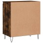 vidaXL Aparador madera contrachapada color roble ahumado 60x35x70 cm