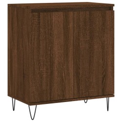 vidaXL Aparador madera contrachapada marrón roble 60x35x70 cm