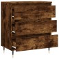 vidaXL Aparador madera contrachapada color roble ahumado 60x35x70 cm vidaXL Aparador madera contrachapada color roble ahumado 60x35x70 cm