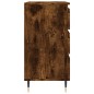 vidaXL Aparador madera contrachapada color roble ahumado 60x35x70 cm vidaXL Aparador madera contrachapada color roble ahumado 60x35x70 cm