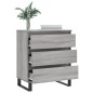 vidaXL Aparador de madera contrachapada gris Sonoma 60x35x70 cm vidaXL Aparador de madera contrachapada gris Sonoma 60x35x70 cm