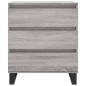 vidaXL Aparador de madera contrachapada gris Sonoma 60x35x70 cm vidaXL Aparador de madera contrachapada gris Sonoma 60x35x70 cm