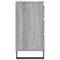 vidaXL Aparador de madera contrachapada gris Sonoma 60x35x70 cm vidaXL Aparador de madera contrachapada gris Sonoma 60x35x70 cm