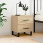 vidaXL Mesita de noche madera de ingeniería roble Sonoma 40x35x47,5 cm