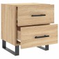 vidaXL Mesita de noche madera de ingeniería roble Sonoma 40x35x47,5 cm