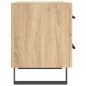 vidaXL Mesita de noche madera de ingeniería roble Sonoma 40x35x47,5 cm