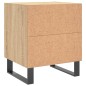 vidaXL Mesita de noche madera de ingeniería roble Sonoma 40x35x47,5 cm